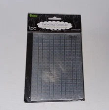 Darice Embossing Essentials Embossing Folder Plaid Grid
