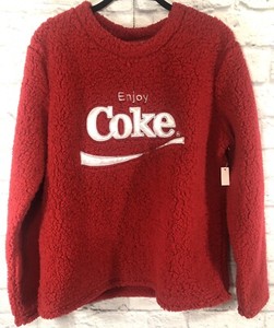 Coca-Cola-Enjoy Coke Red Fleece Sweater Sleepwear Womens Small Tags Never Worn | eBay