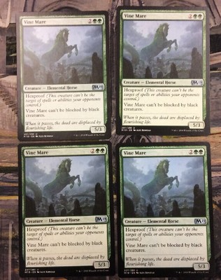 Vine Mare x 4 (Core 2019) MTG NM
