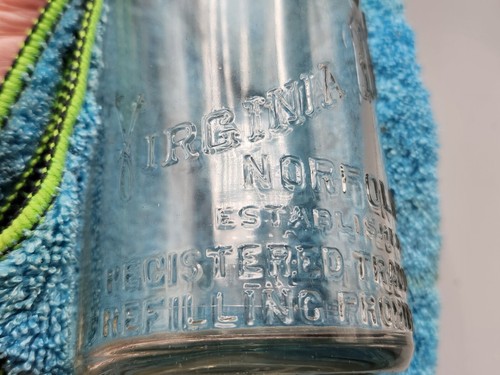 Vintage, Garretts Virginia Dare, American Wine Embossed Bottle. Norfolk VA. 13" - Picture 6 of 12