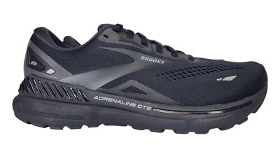 NEW Brooks Adrenaline GTS 23 Running Shoe, Black/ Ebony, Men's 9 D