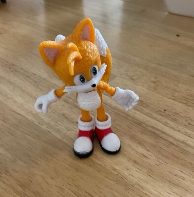 Sonic 2 the Hedgehog fox Tails Miles Prower figure yellow movie toy 2 