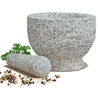 GranitmöRser Granit-MöRser Mit StößEl Zum Zerkleinern Von KräUtern & GewüRzen