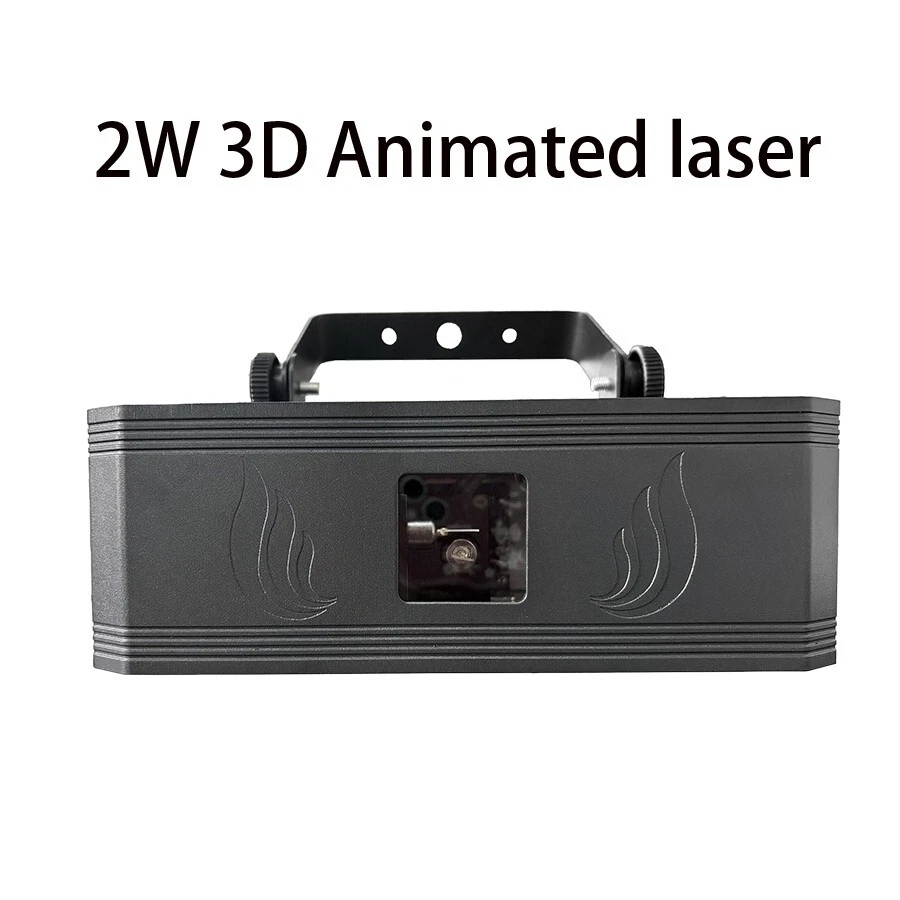 2W Full Color RGB Animation Laser Projector Light Wedding Bar Party Stage Light - Image 2 of 4