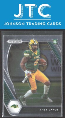 2021 Panini Prizm Draft Picks Collegiate Trey Lance North Dakota State Bison