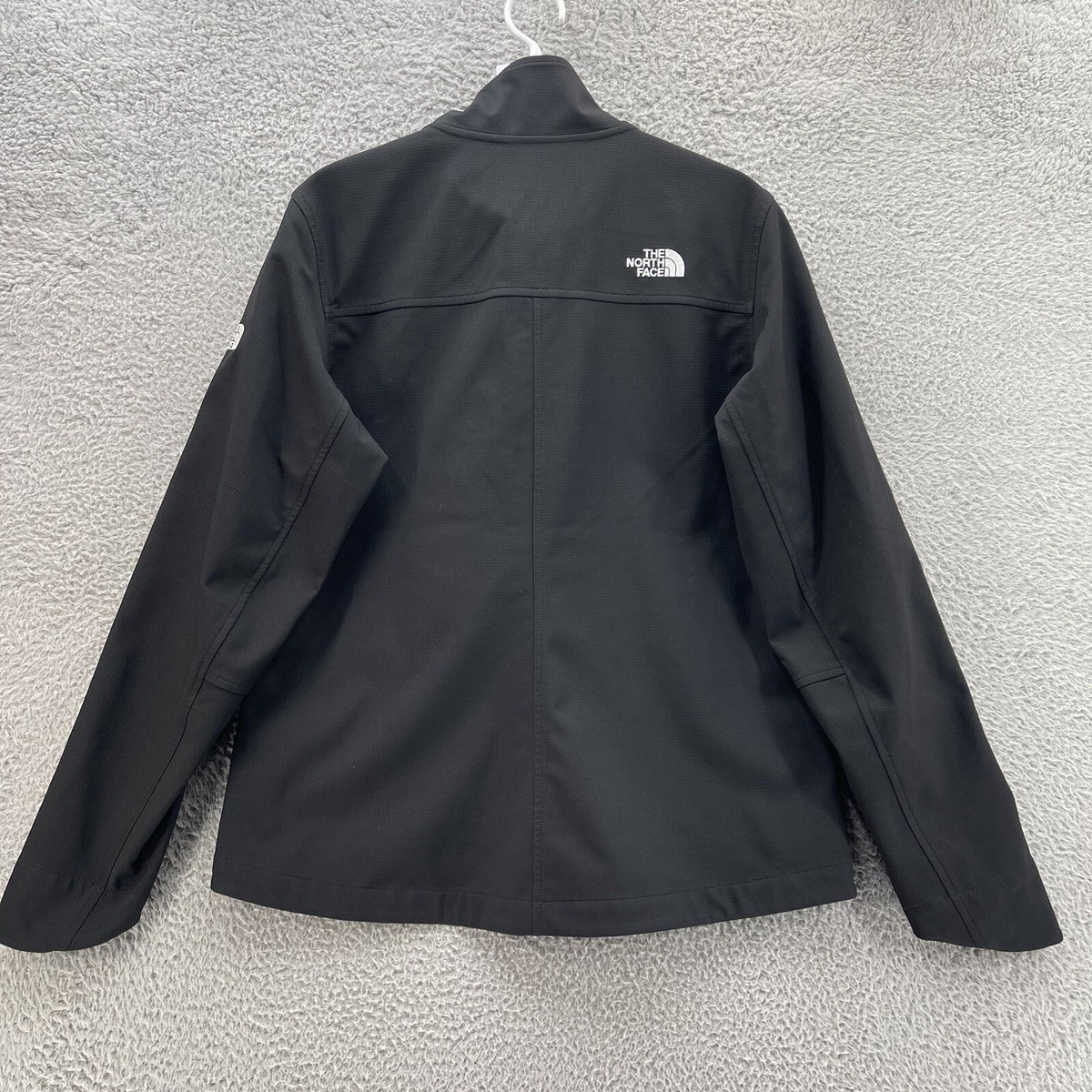 The North Face Jacket Women Medium M Black Castle Rock Soft Shell