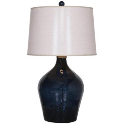 Uttermost Lamone Coastal Aluminum Table Lamp in Blue and Brown