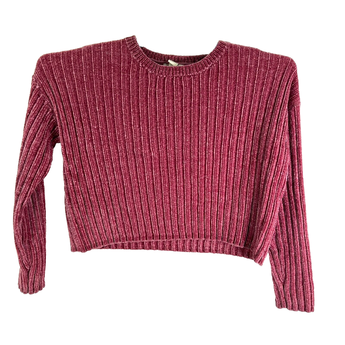 Forever 21 Super Soft Cropped Sweater Womens Size S Pink