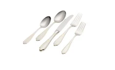 Yamazaki Victoria Gold Accent 5-Piece Place Setting, Service for 1, Stainless