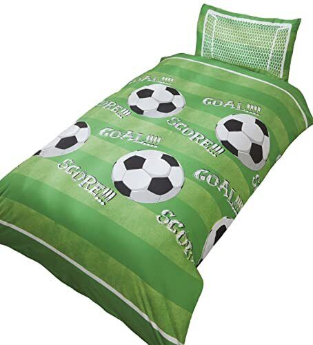 Rapport Football Parure de lit Simple en Polyester Vert  - Photo 1/4
