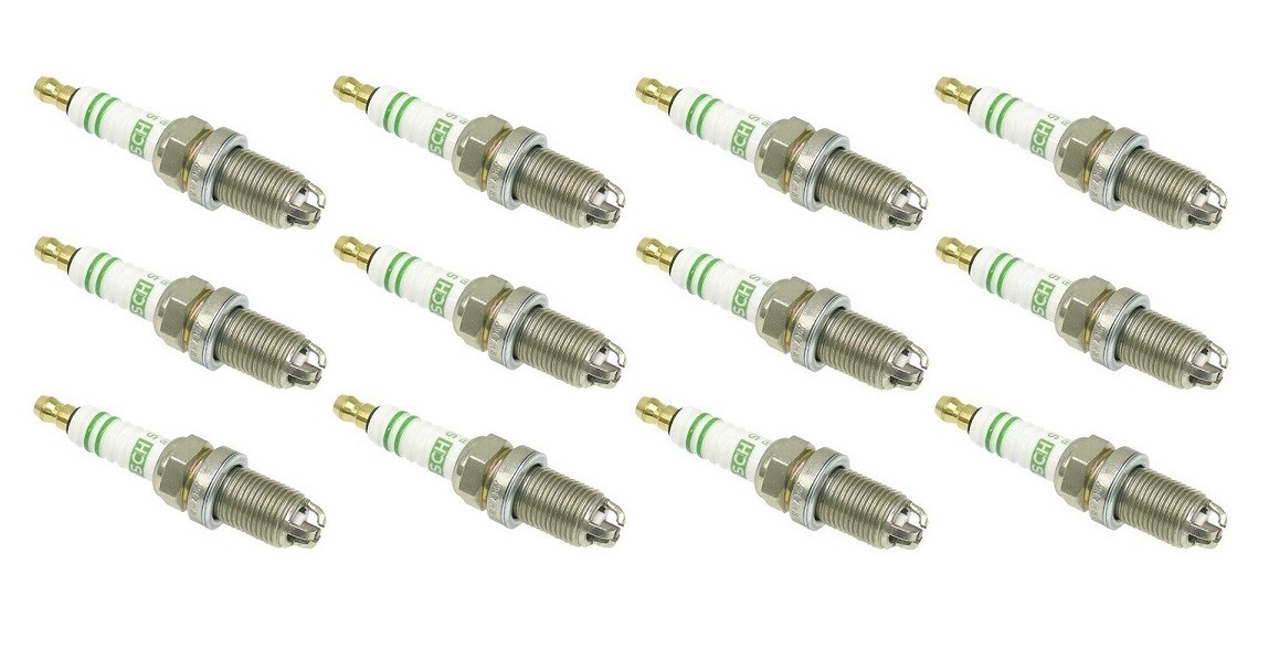 Set of 12 Spark Plug - BOSCH FR-5-DTC 7403 for Porsche 911 Brand New