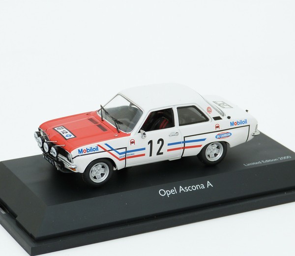 Opel Ascona A Olympia Rallye Rally 1972 #12 Greder Racing Delferier Schuco 1:43-image