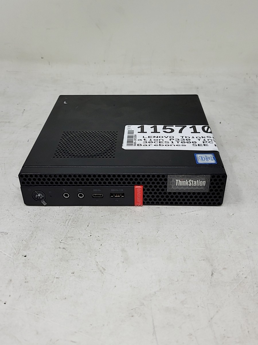 LENOVO 30CES1T000 ThinkStation P330 Tiny Micro PC Barebones SEE