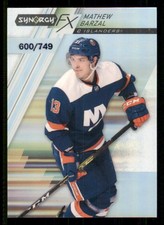 2020-21 Upper Deck Synergy FX Mathew Barzal 600/749 New York Islanders #FX-45