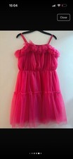 Liu Jo Pink Tüll Abendkleid kurz ärmellos R...