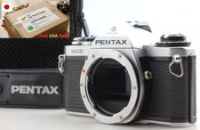   Near MINT  Pentax ME Silver Body Only SLR 35mm Film Camera w/Case From JAPAN