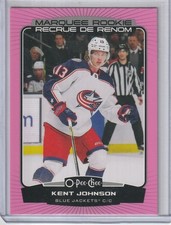 KENT JOHNSON 576 2022-23 OPC Marquee Rookie Pink Parallel #75/75 O-Pee-Chee