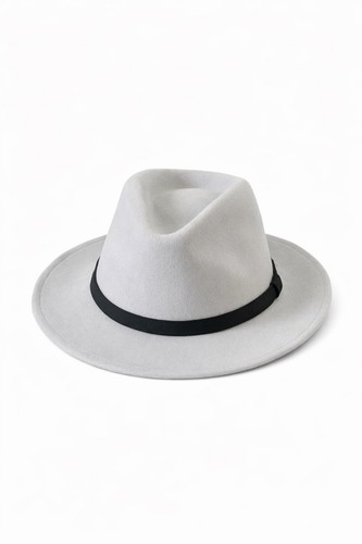 Classic 100%Wool Fedora – Stylish Unisex Hat (Sizes M, L, XL)