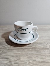 Ford Motor Co. Cafeteria China Cup & Saucer China Shenango Mug Vintage