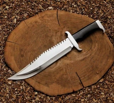 Handmade Stainless Steel Bowie Knife Full Tang For Hunting Outdoor & Camping