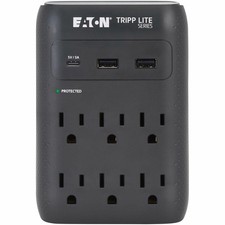 Tripp Lite Protect It 6-Outlet Surge Protector, USB-C and USB-A Ports SK60CB