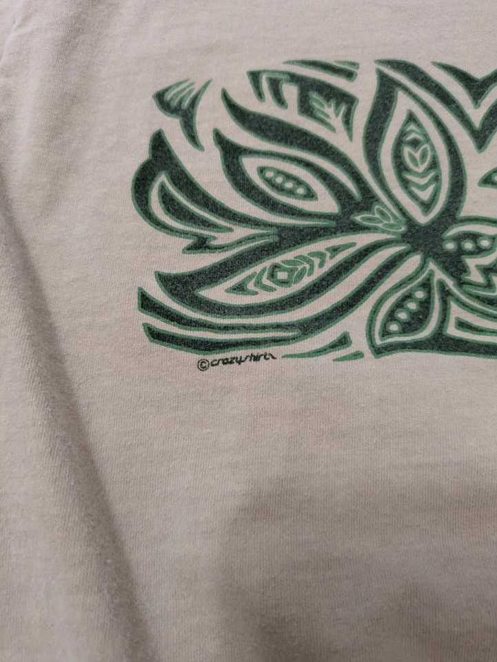 Camisa Crazy Shirts Hawaii Para Hombre Grande Kona Teñida de Café Estampado Gráfico Foto 3 de 4