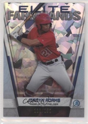 2019 Bowman Chrome Elite Farmhands Atomic Refractor /150 Jordyn Adams #EF-JA fo7