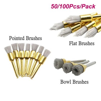 Dental Kerr Occlubrush Style Finishing Polishing Prophy Alumina Brush Cup Ponit