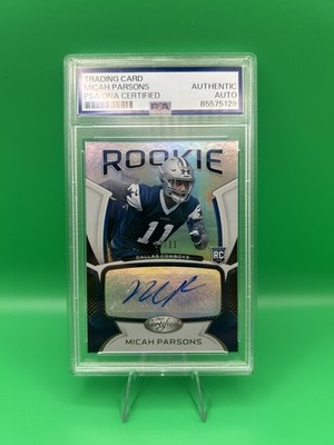 2021 Panini Certified - Micah Parsons Rookie Auto /99 (AU, RC) PSA Authenticated