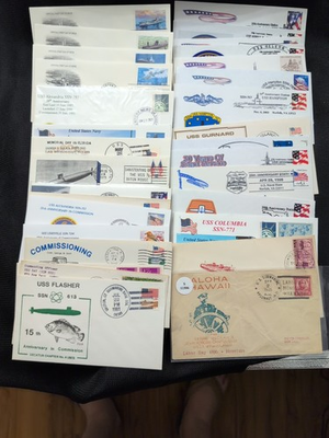 #ad #ad Lot of 32 Submarine Event Covers $69.95