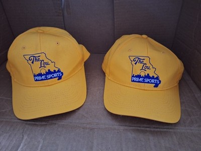 RARE THE LOU PRIME SPORTS MIDWEST STRAPBACK HAT YELLOW 2 LOT
