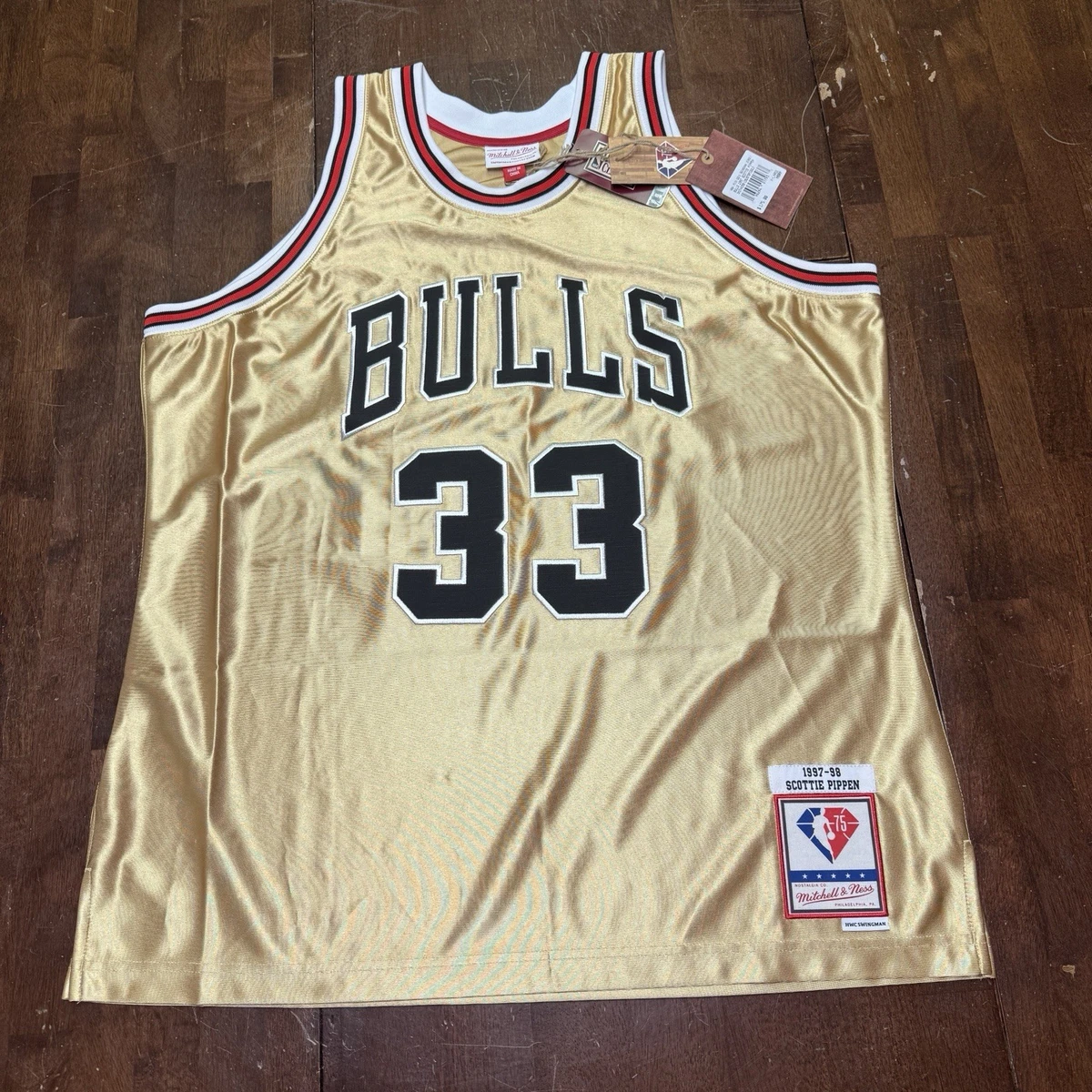 Scottie Pippen Gold NBA Jerseys for sale | eBay