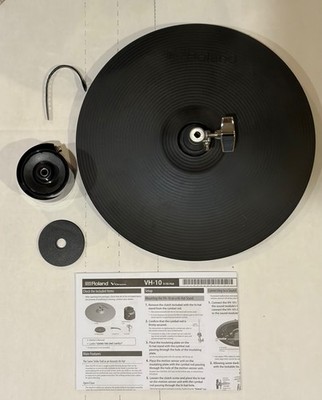 Roland VH-10 V-Hi-Hat 12 inch V-Drum Hi-Hat Cymbal Pad w/Actuator U3S9813