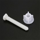 Bathroom Toilet Hinge Screws Plastic Bolts Repair Kit Spare Parts 6cm Screw