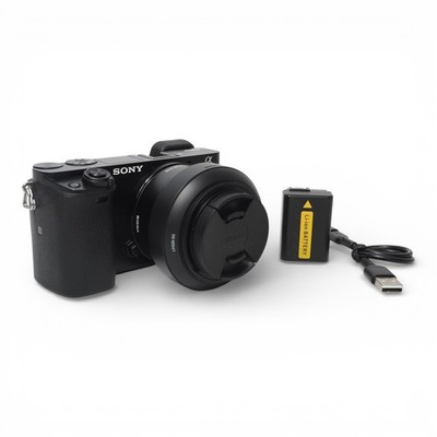 Sony Alpha a6000 Digitalkamera spiegellose Kamera Sony E-Mount + Sigma 19mm f2.8
