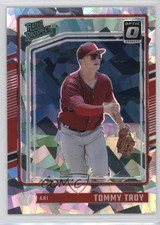 2024 Panini Donruss Optic Rated Prospects Cracked Ice Prizm 21/25 Tommy Troy n1u