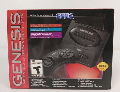 SEGA Genesis Mini 2 MK-16310 Retro Console (North American Version) - Open Box!