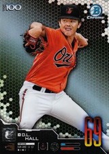 2019 Bowman #BTP-69 D.L. Hall Bowman Scouts' Top 100