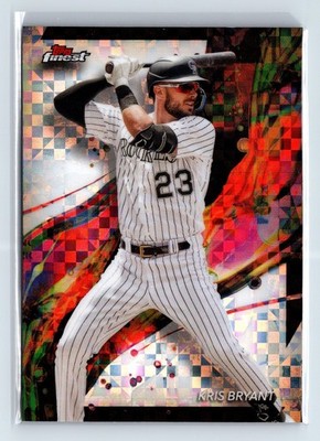 2024 Topps Finest - Common Kris Bryant #3 Checkerboard Refractor