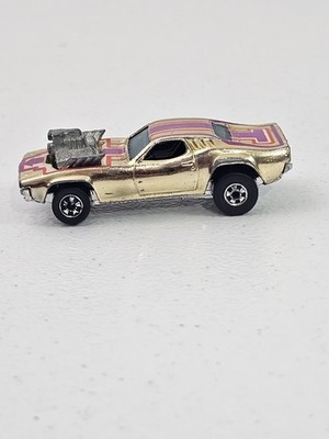 Hot Wheels Vintage 1978 Rodger Dodger Gold Chrome Blackwall Hong Kong