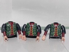 PLAYMOBIL X3 KÖRPER ARME MILIZIONÄR FRANZÖSISCHER PIRAT ENGLISCH OFFIZIER...