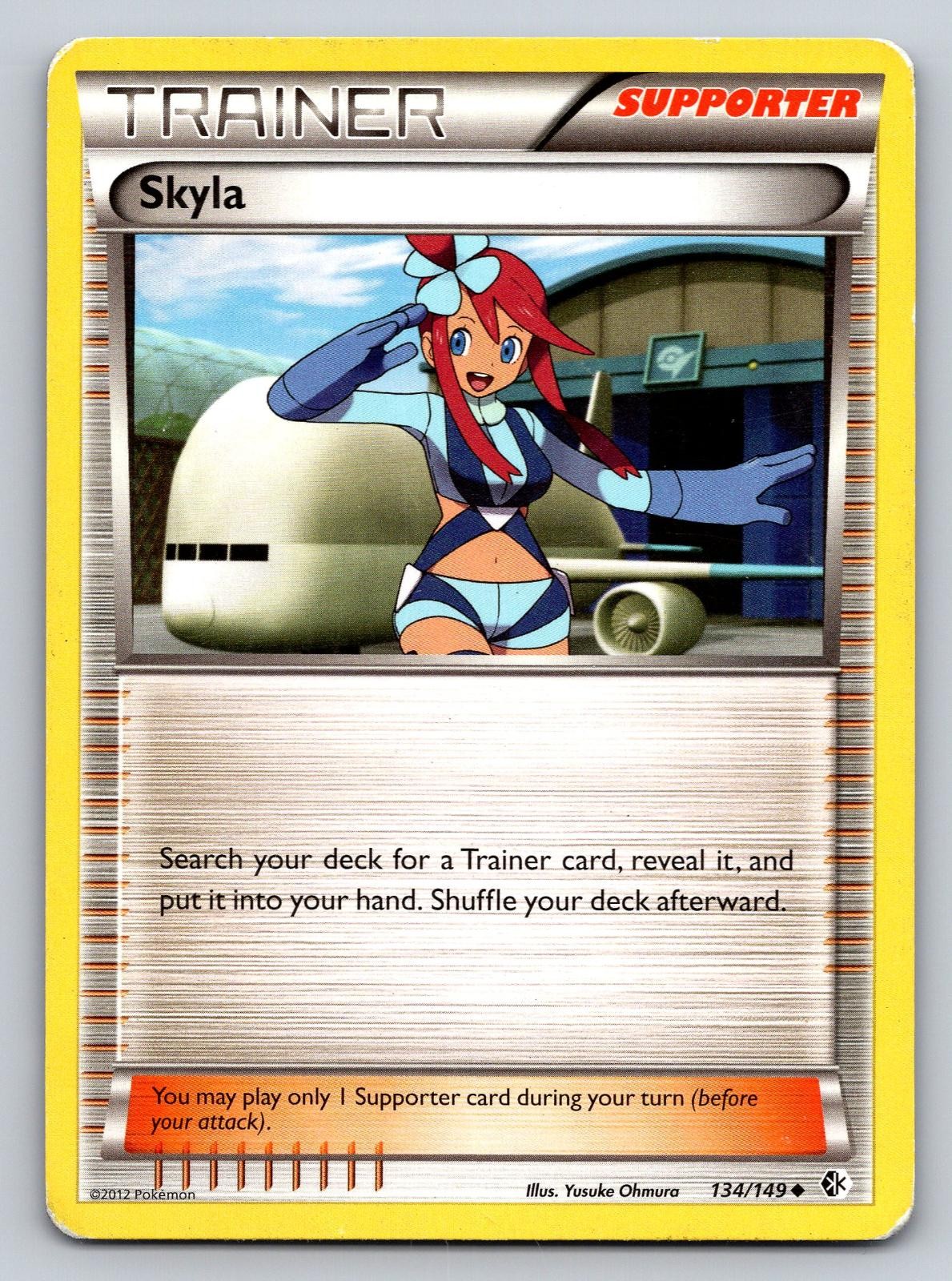 Skyla 134/149 Uncommon Boundaries Crossed Pokemon Lightly Played