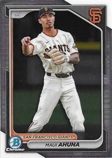 2024 Bowman - Chrome Prospects Maui Ahuna #BCP-26 (RC)