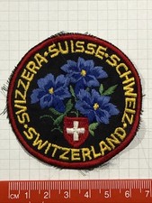 SWITZERLAND 🇨🇭 Vintage Souvenir Sew On Patch Badge