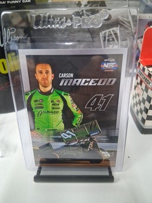 2025 Carsom Macedo 41 NOS Energy World Of Outlaws Ser2 Card Sprint Car Highlimit
