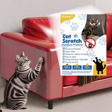 Anti Cat Scratch Furniture Protector for Leather Furniture,10 Pcs Self-Adhesi...