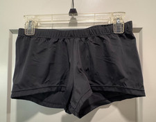 Balera Dancewear Black Shorts MT2544 - Size Large Adult LA