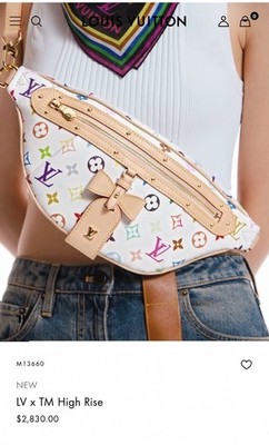 Louis Vuitton LV x TM High Rise Multicolor Monogram Belt Bag w