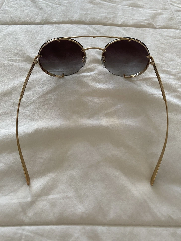 BVLGARI B.Zero1 BV6127 Gold & Black Metal Sunglasses 20148G – Authentic - Image 4 of 4