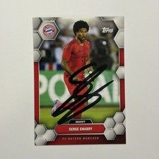 Serge Gnabry Original Signiert Autogramm Topps Match Attax Karte FC Bayern DFB